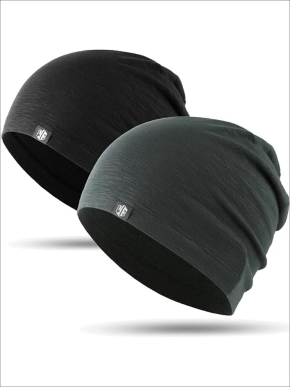 Viscose Elastane Slouchy Beanie Skull Cap Moisture Wicking Lightweight